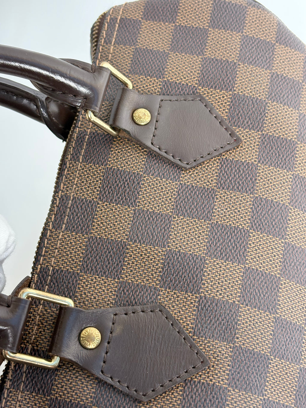 LOUIS VUITTON Speedy 25 Damier Ebene Canvas