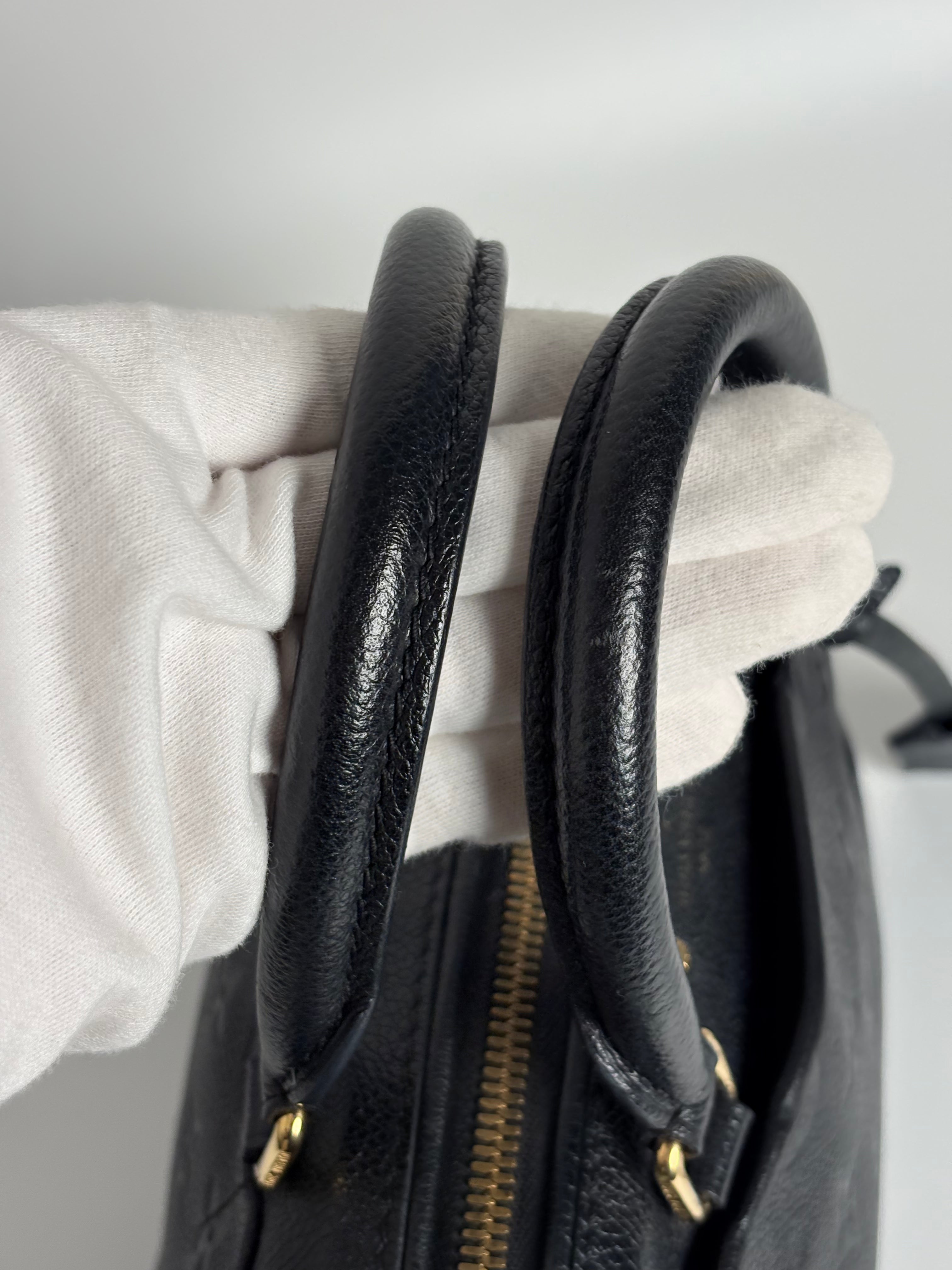 LOUIS VUITTON Speedy 20B – Black Empreinte Leather