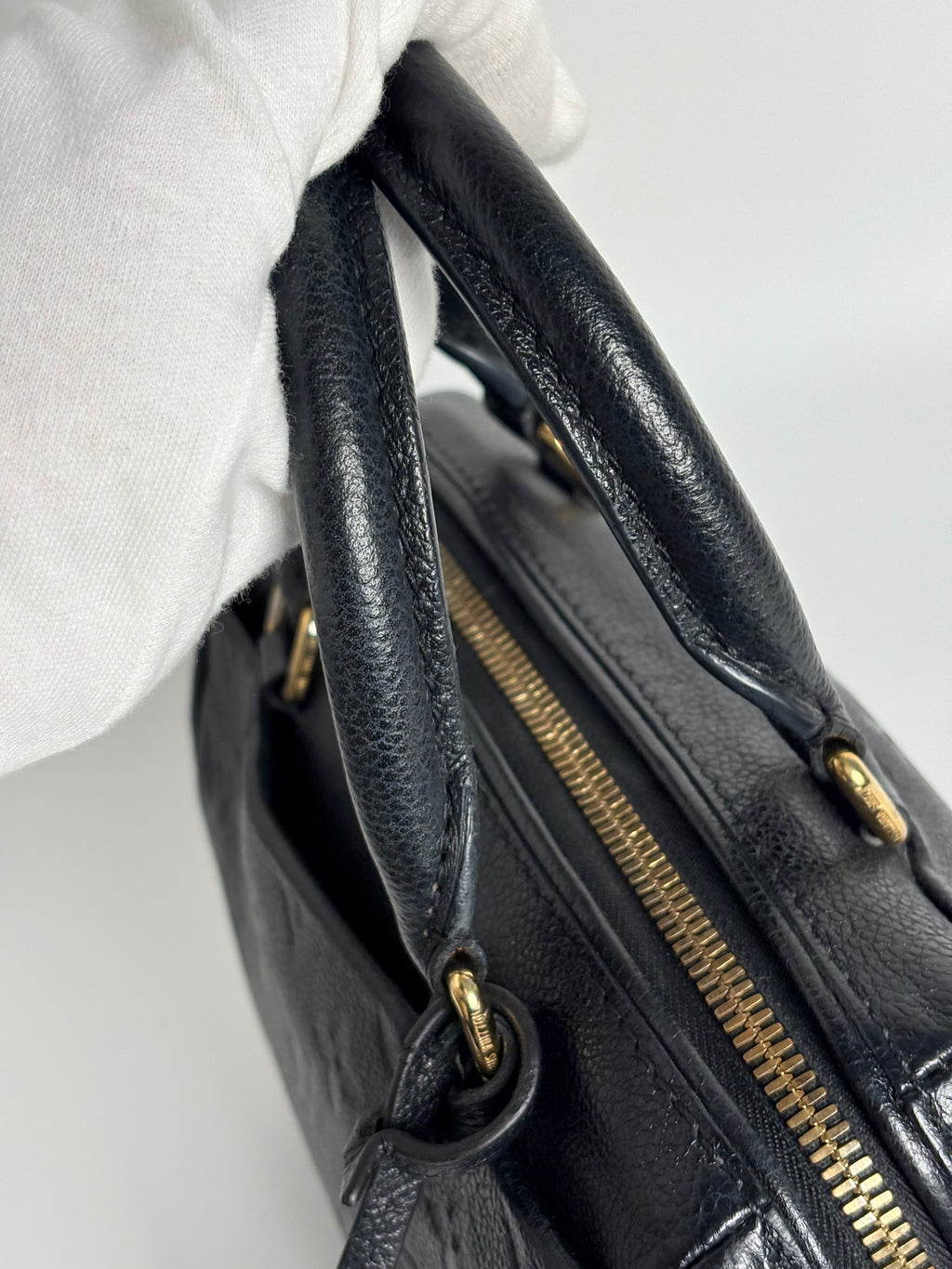 LOUIS VUITTON Speedy 20B – Black Empreinte Leather