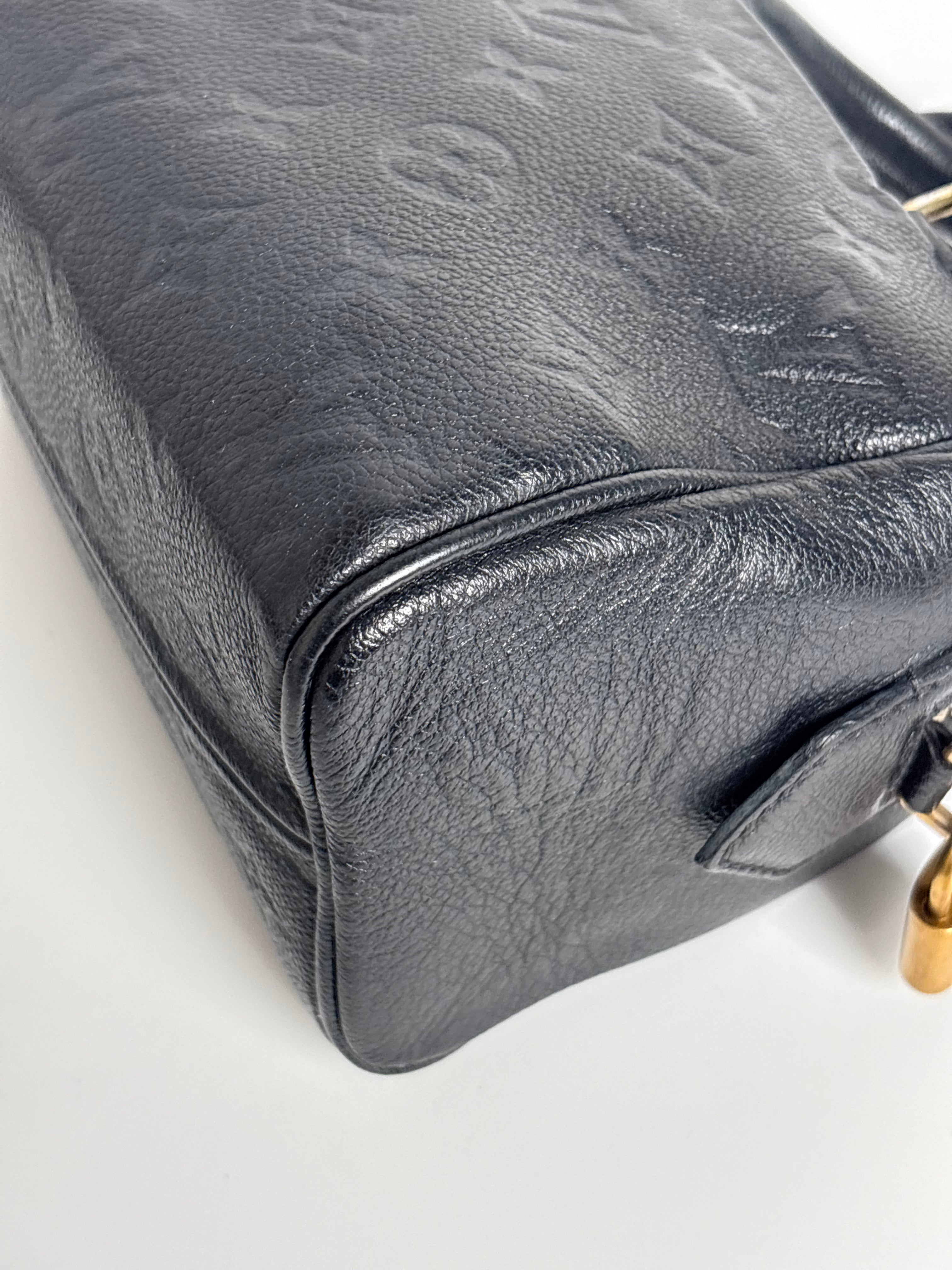 LOUIS VUITTON Speedy 20B – Black Empreinte Leather