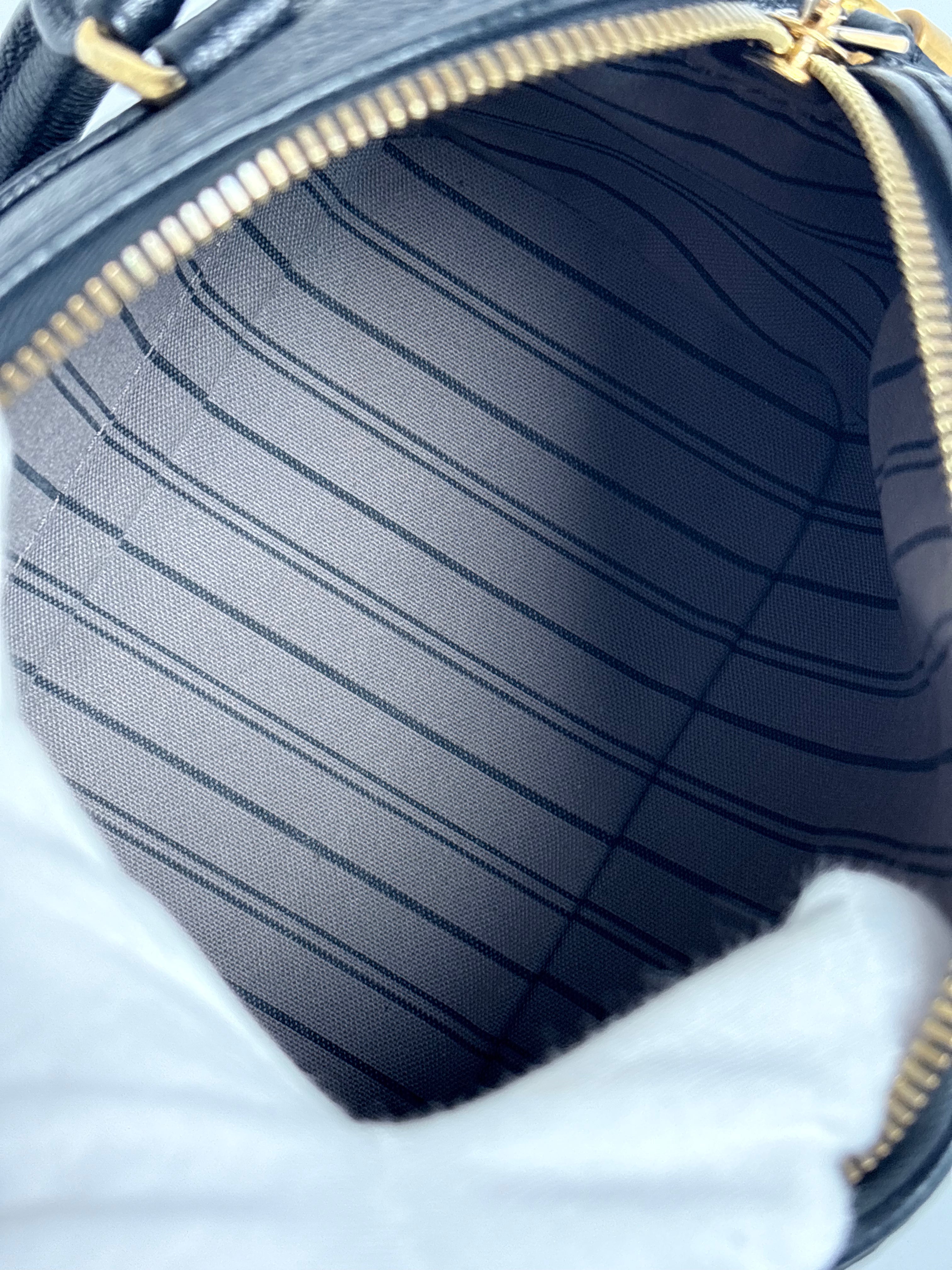LOUIS VUITTON Speedy 20B – Black Empreinte Leather