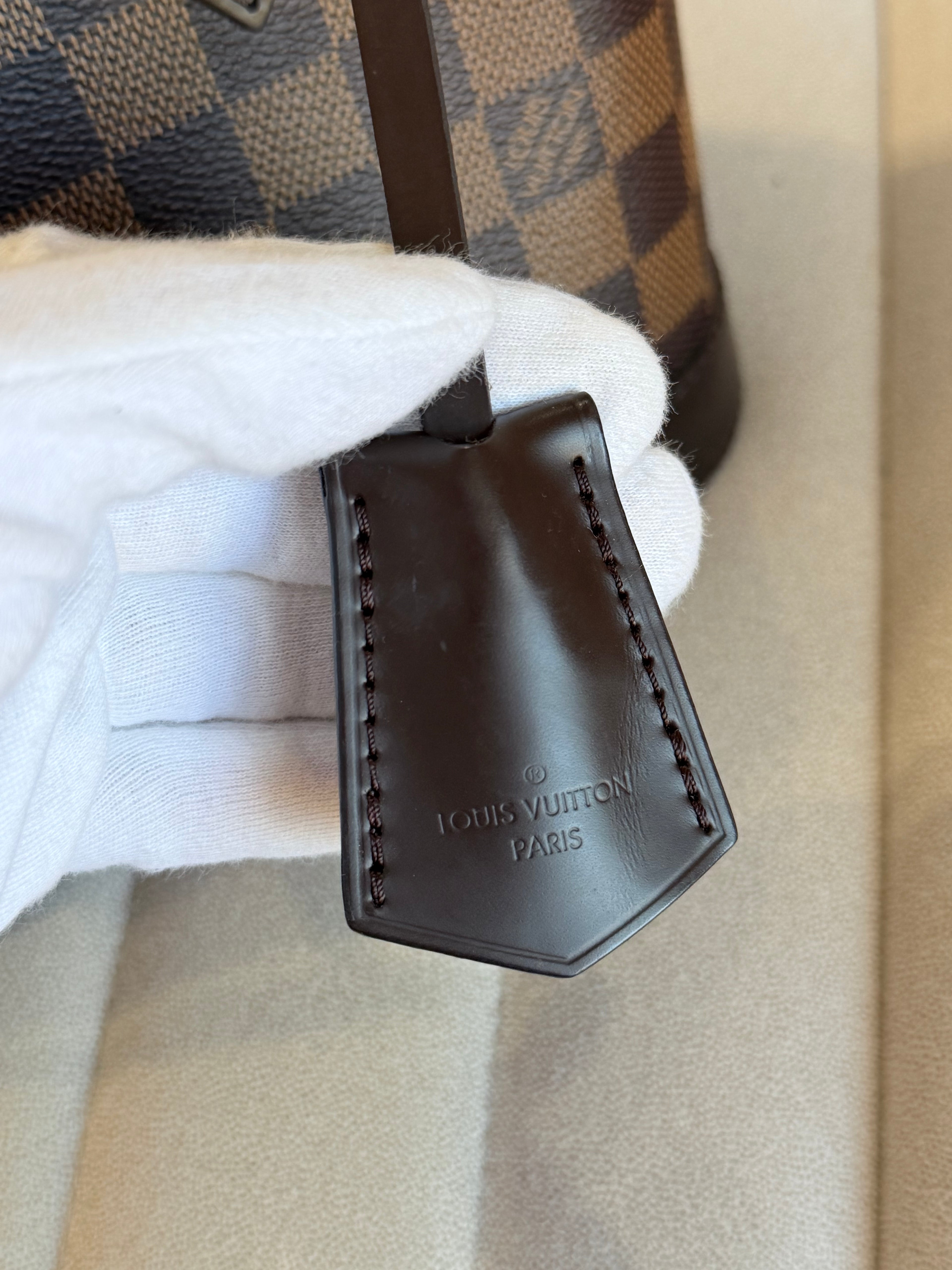 LOUIS VUITTON Alma BB Damier Ebene canvas