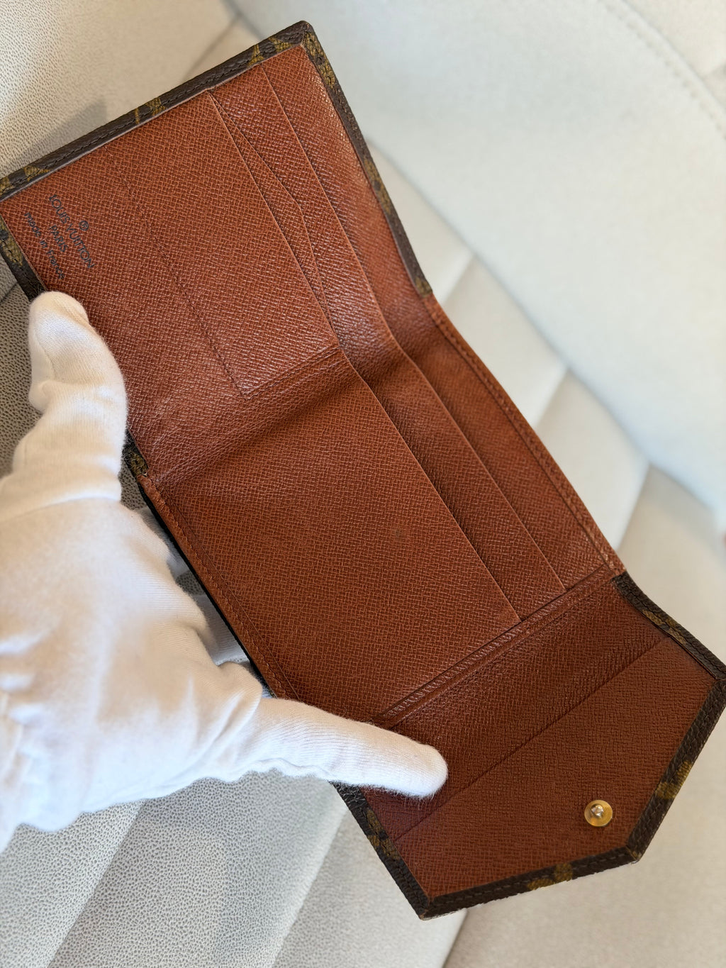 LOUIS VUITTON Elise Monogram Portefeiulle Trifold Wallet