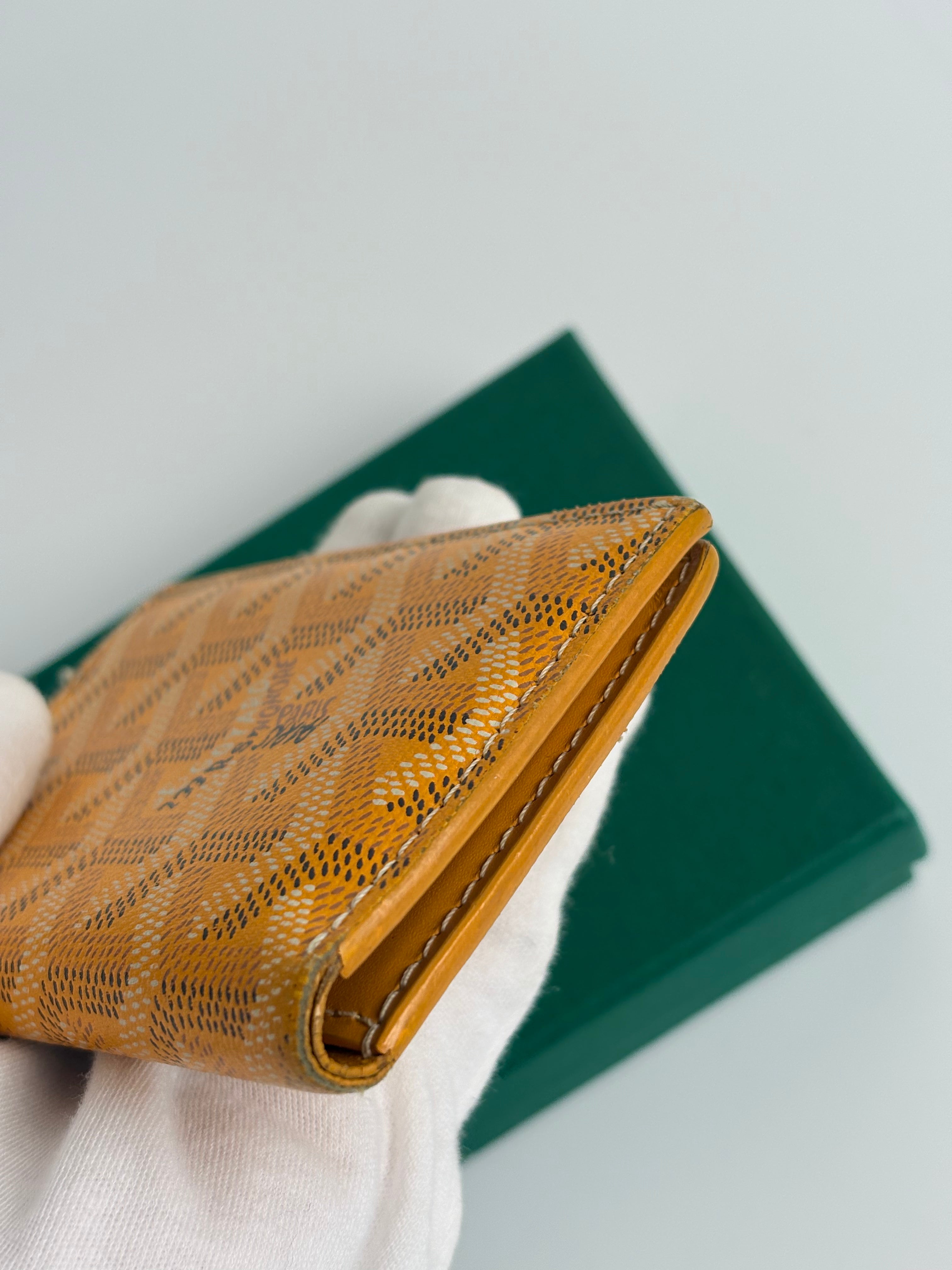 GOYARD Saint Pierre Card Holder – Yellow