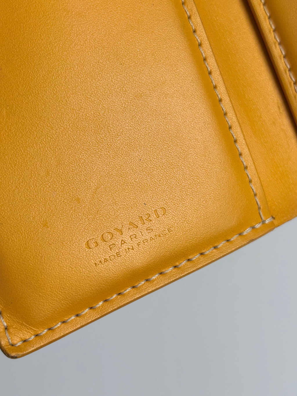 GOYARD Saint Pierre Card Holder – Yellow