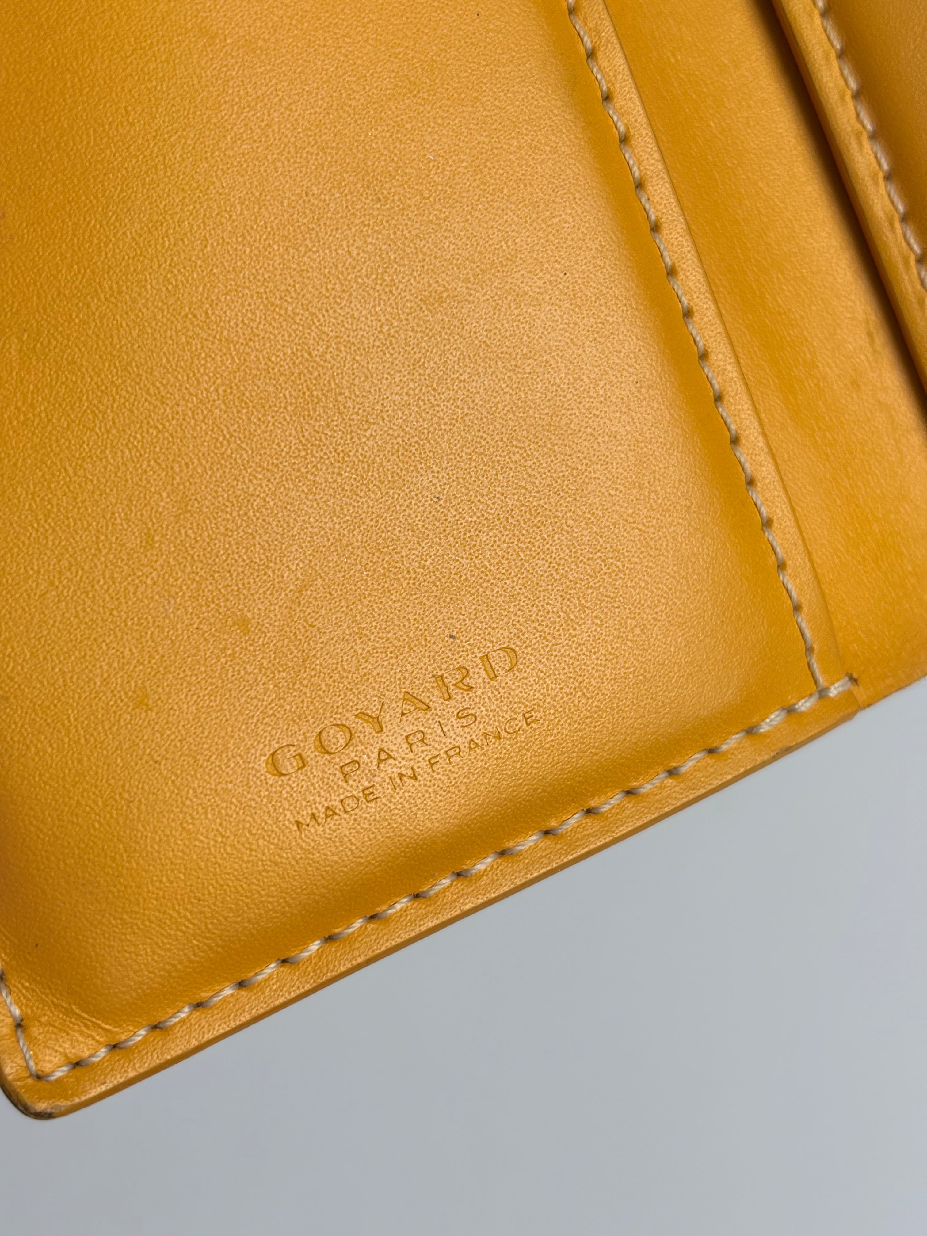 GOYARD Saint Pierre Card Holder – Yellow