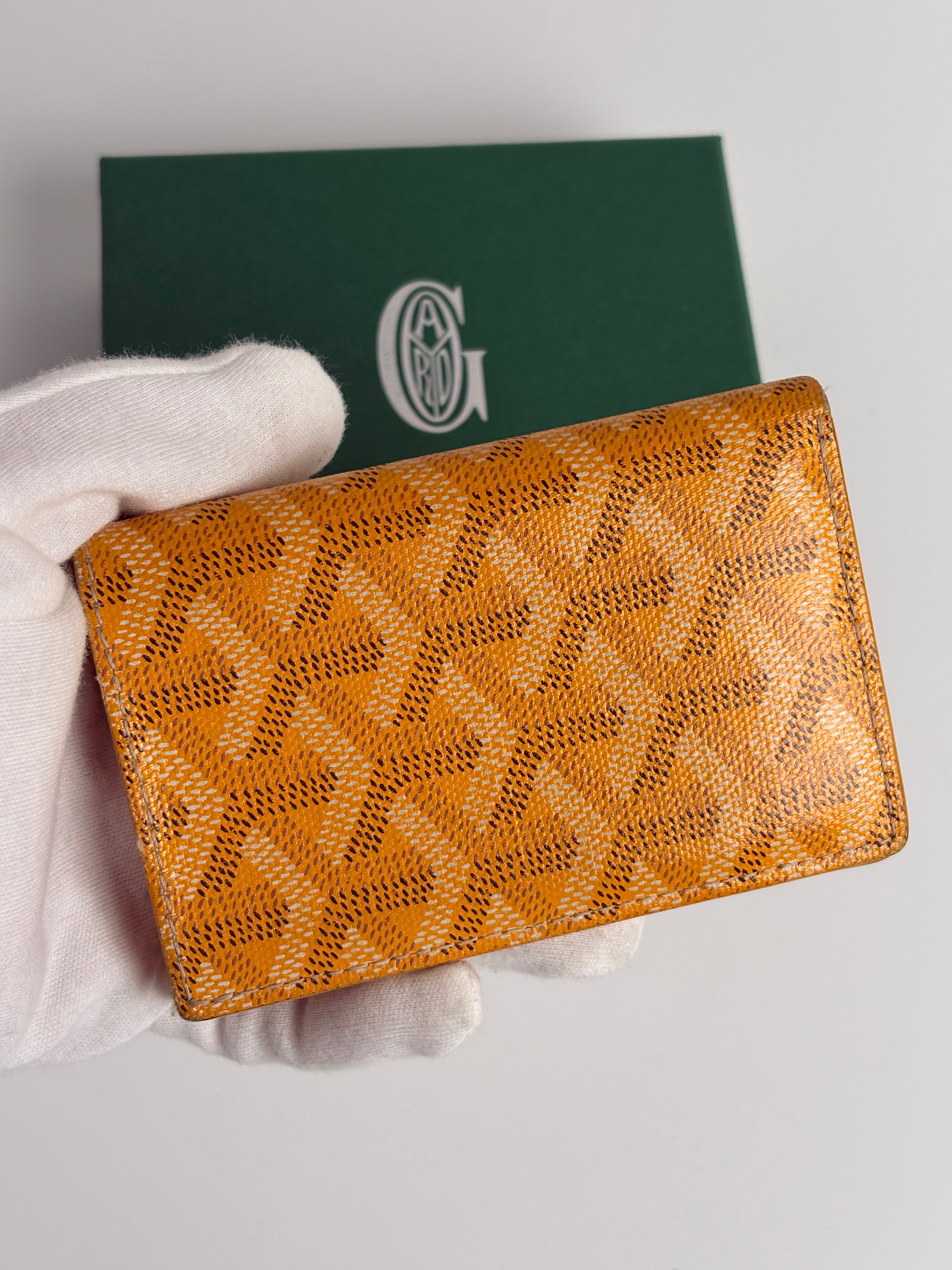 GOYARD Saint Pierre Card Holder – Yellow