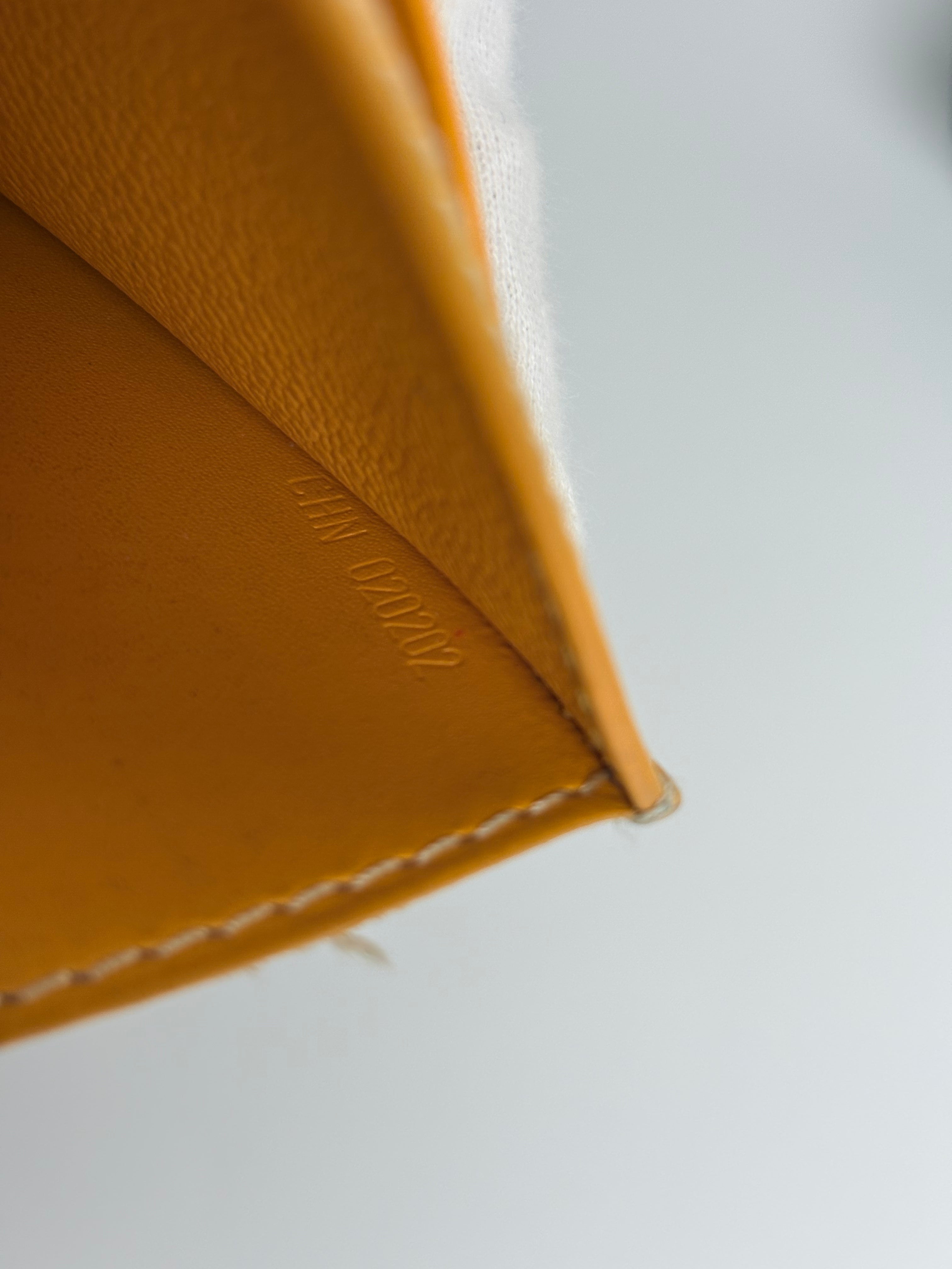 GOYARD Saint Pierre Card Holder – Yellow