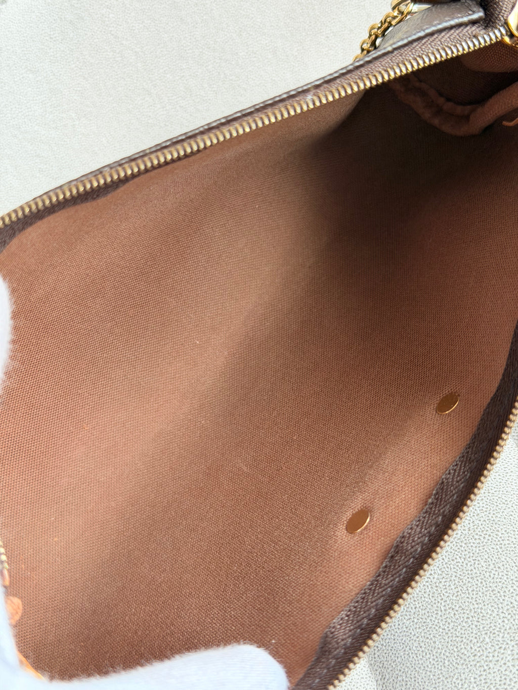 Louis Vuitton Monogram Canvas Eva Clutch Bag