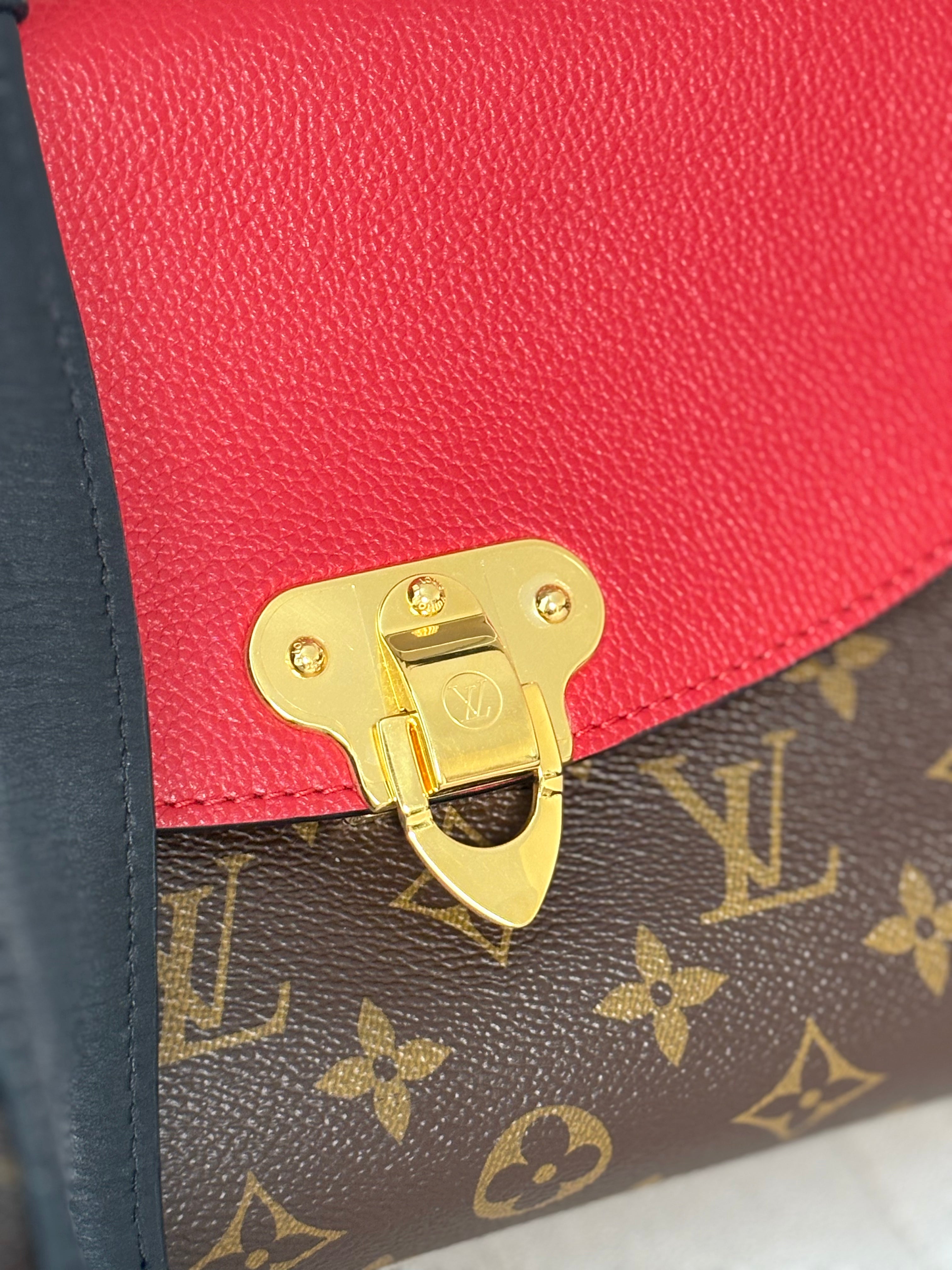 LOUIS VUITTON Red Saint Placide Monogram