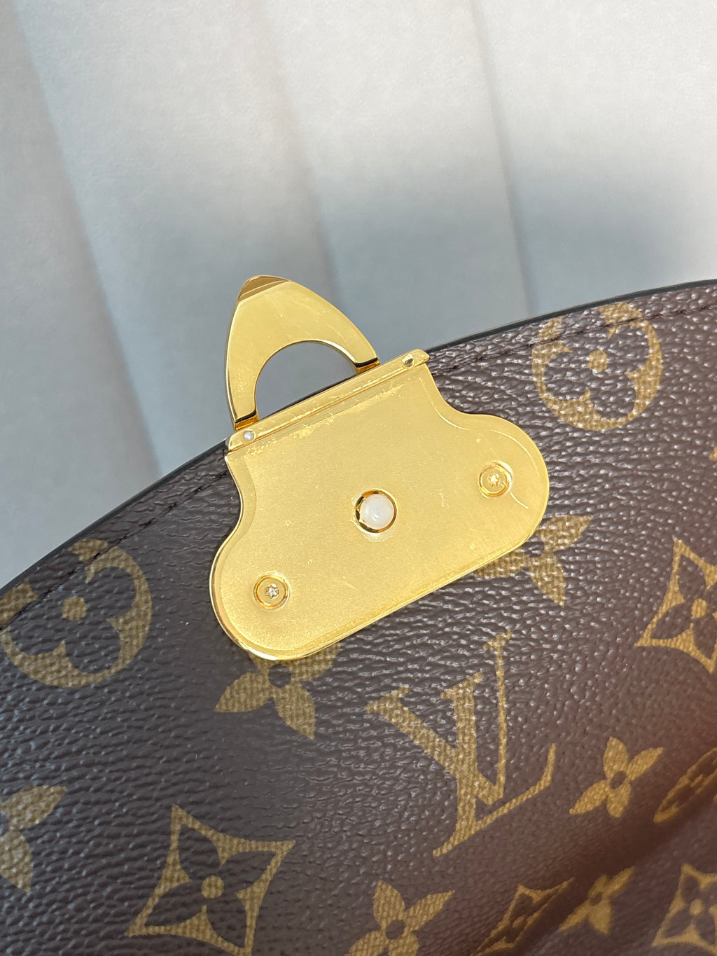 LOUIS VUITTON Red Saint Placide Monogram