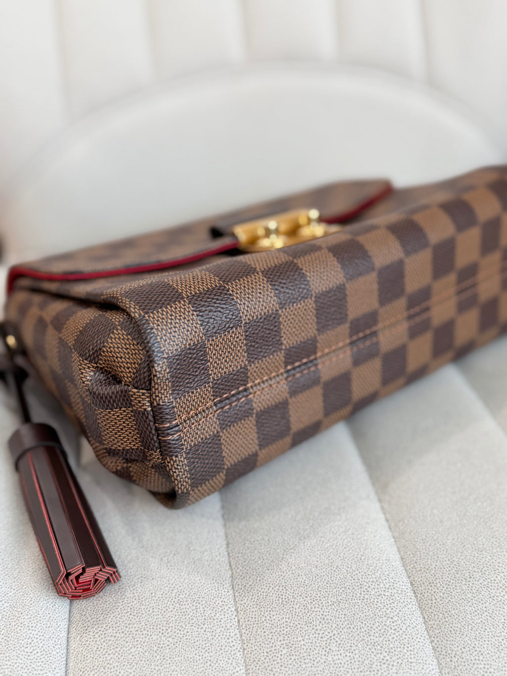 LOUIS VUITTON Croisette Damier Ebene canvas