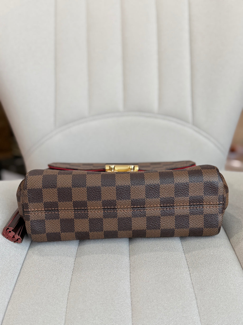 LOUIS VUITTON Croisette Damier Ebene canvas