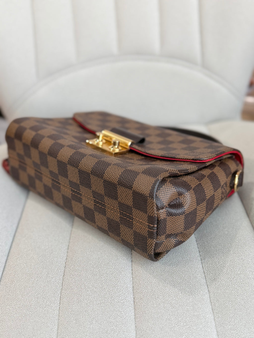 LOUIS VUITTON Croisette Damier Ebene canvas