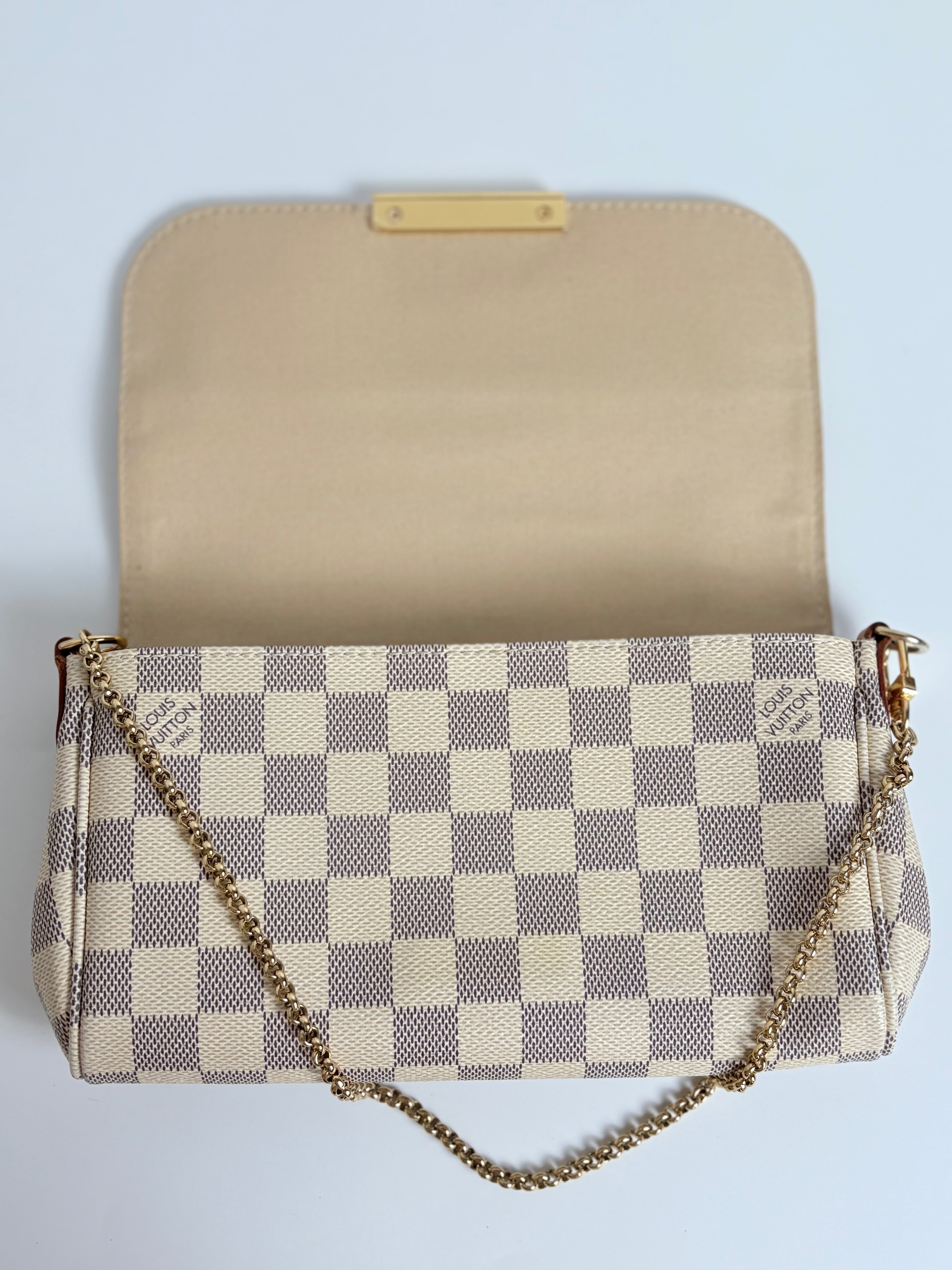 LOUIS VUITTON Damier Azur Favorite PM