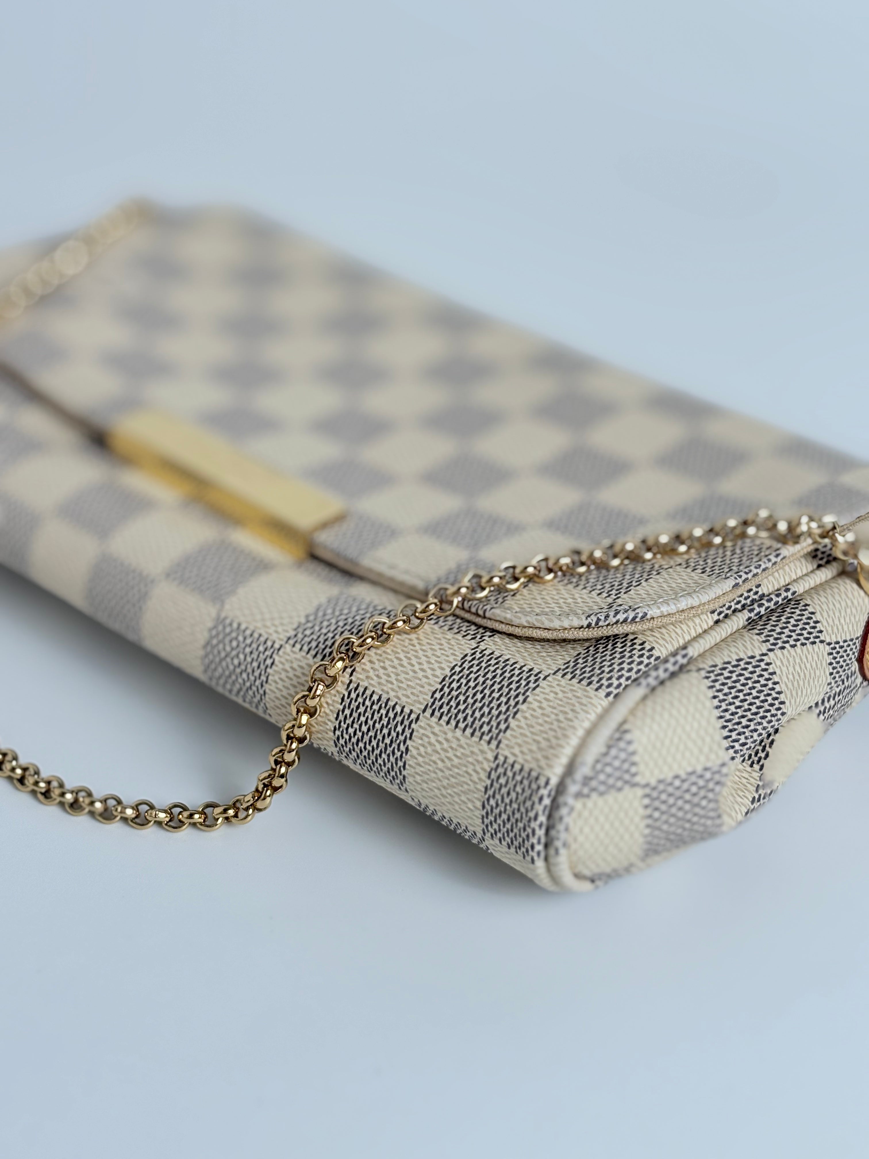 LOUIS VUITTON Damier Azur Favorite PM
