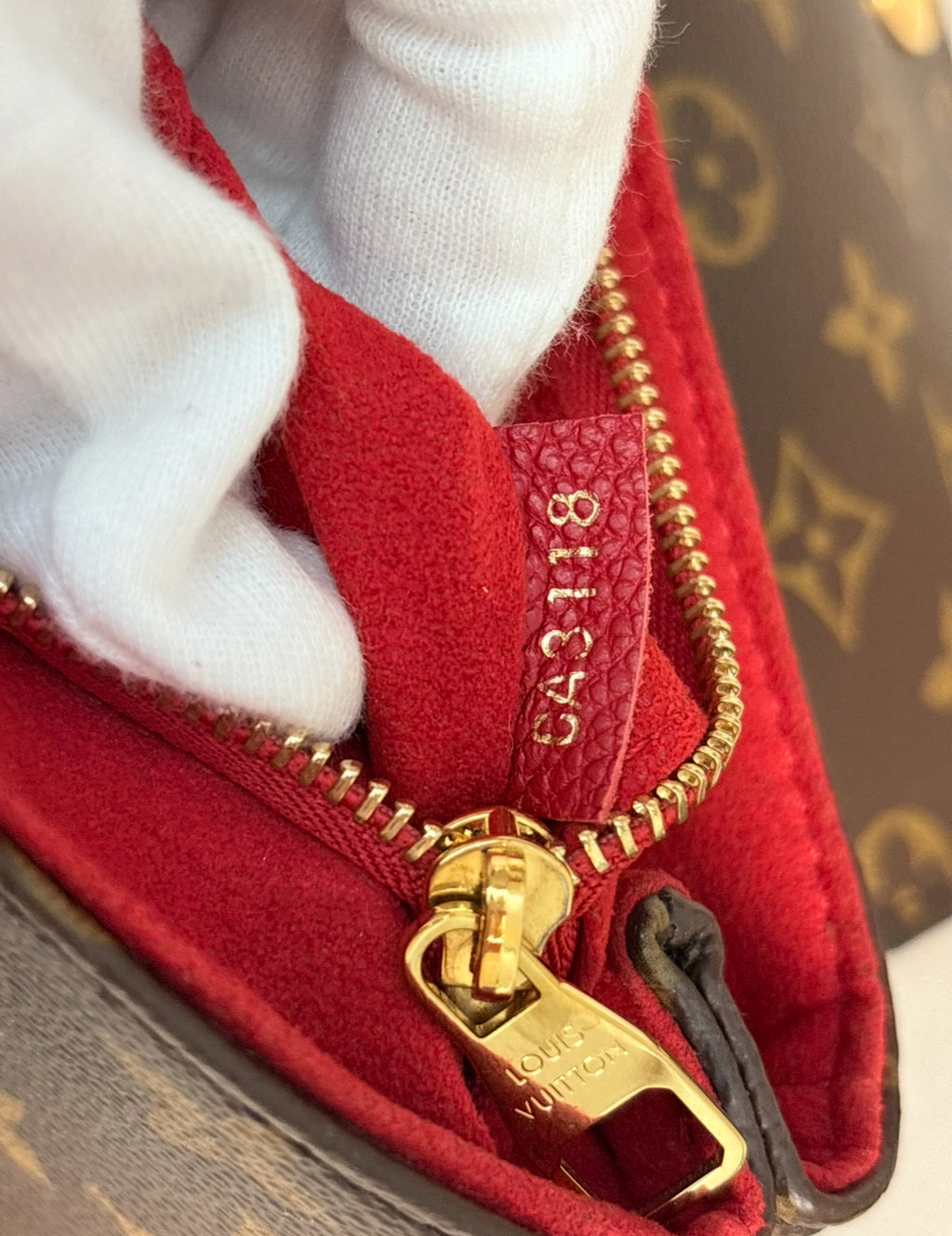 LOUIS VUITTON Saint Placide Monogram – Red
