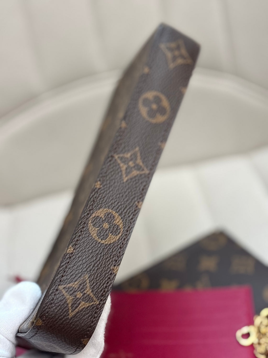 LOUIS VUITTON Pochette Félicie monogram canvas