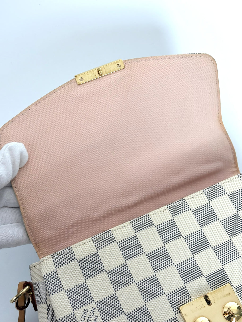 LOUIS VUITTON Croisette – Damier Azur canvas