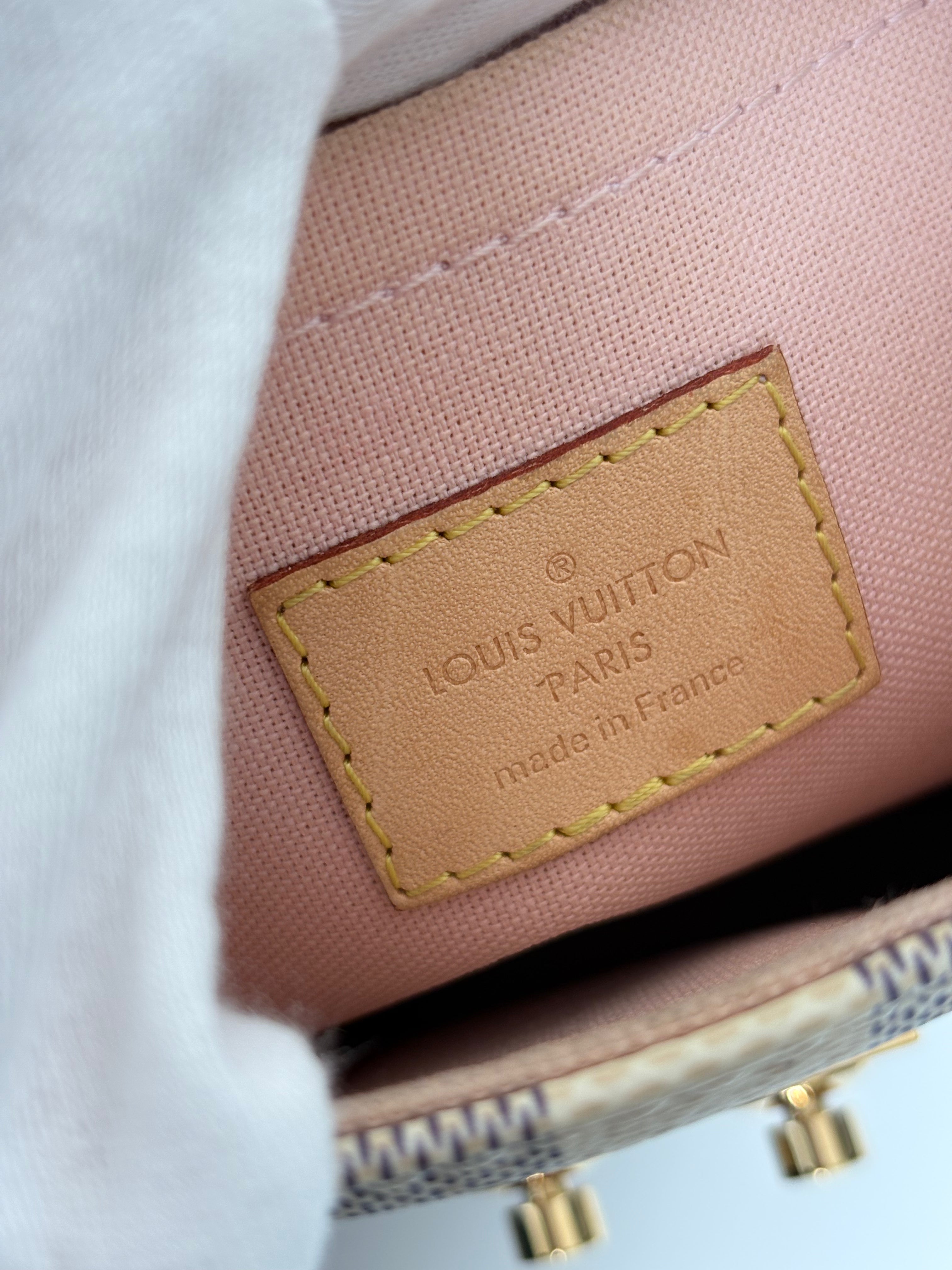 LOUIS VUITTON Croisette – Damier Azur canvas