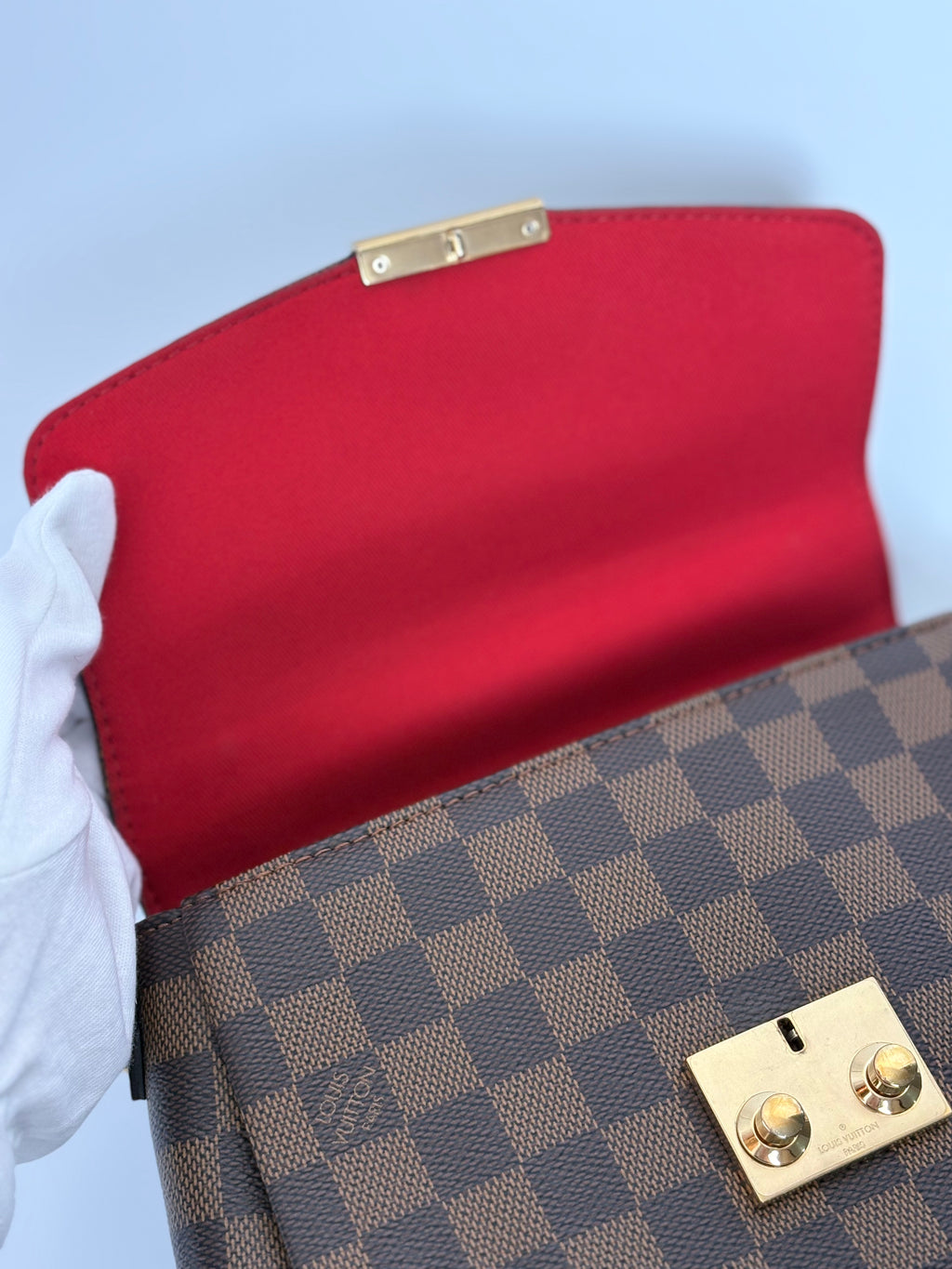 LOUIS VUITTON Croisette – Damier Ebene canvas