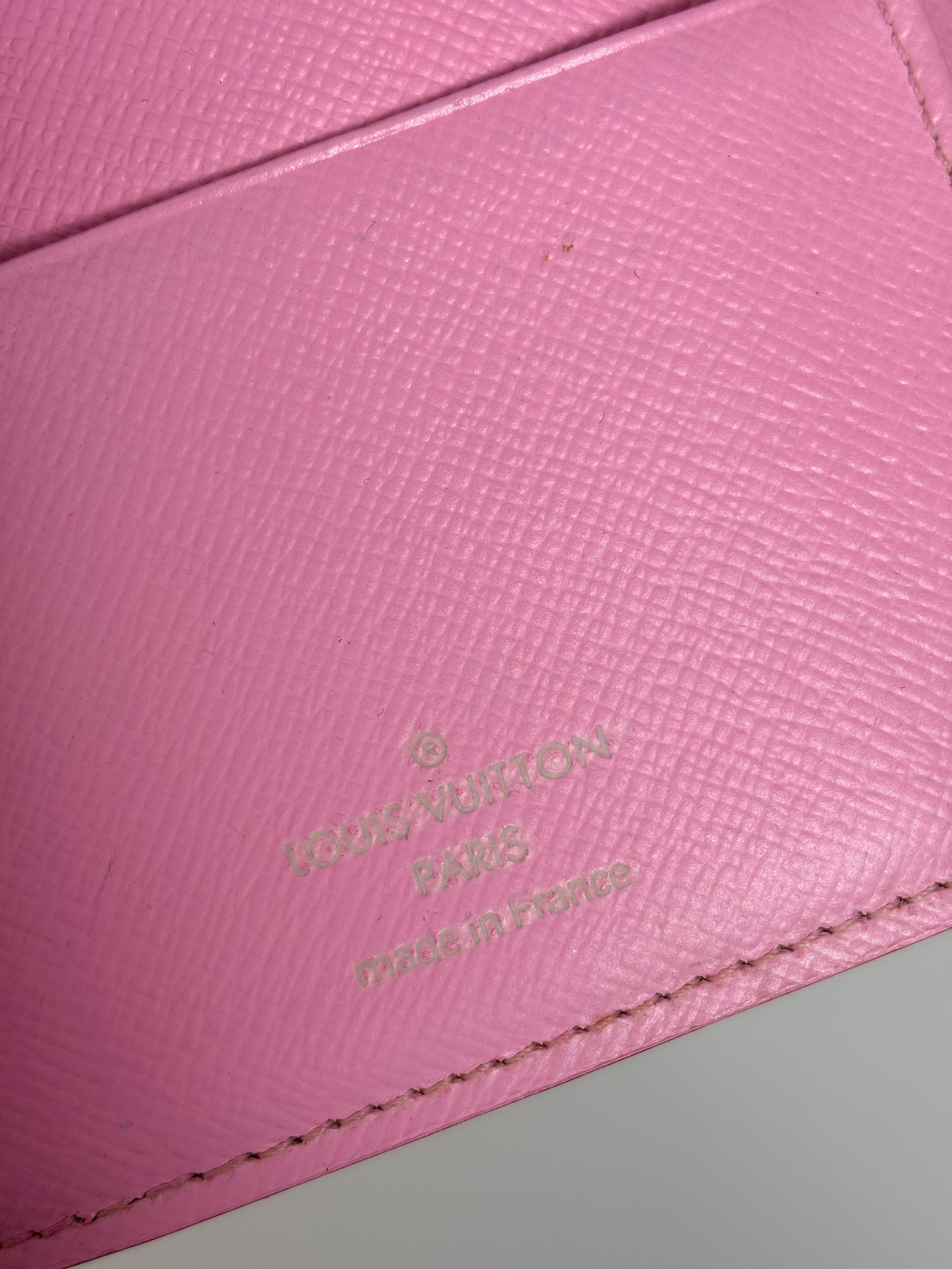 LOUIS VUITTON Eugenie Wallet – White Multicolore Monogram