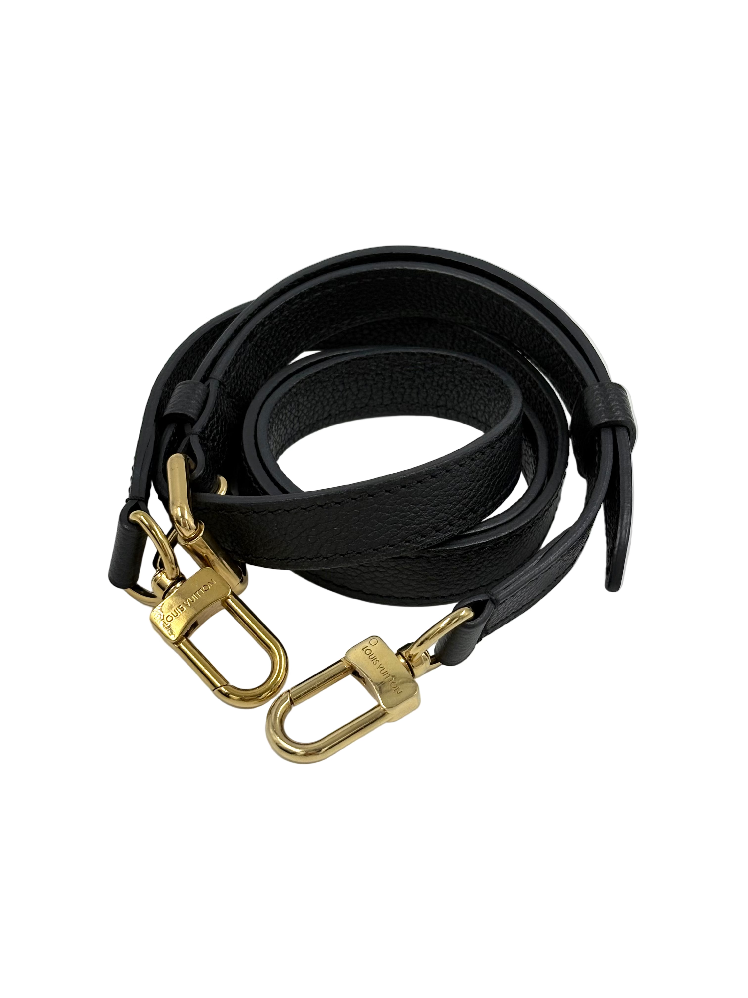 LOUIS VUITTON Metis Pochette empreinte black leather (microchipped)