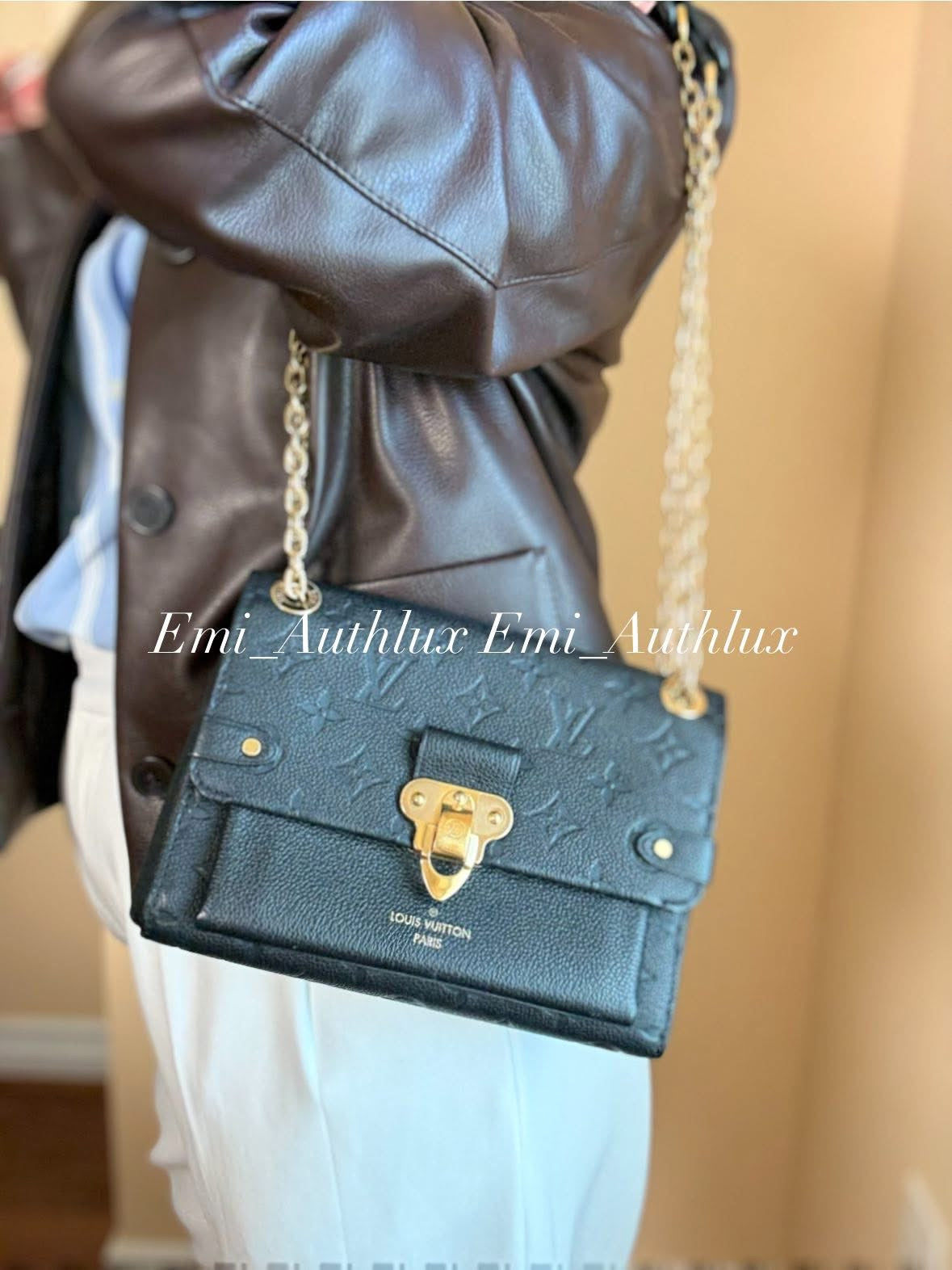 LOUIS VUITTON Vavin BB empreinte leather (microchipped)