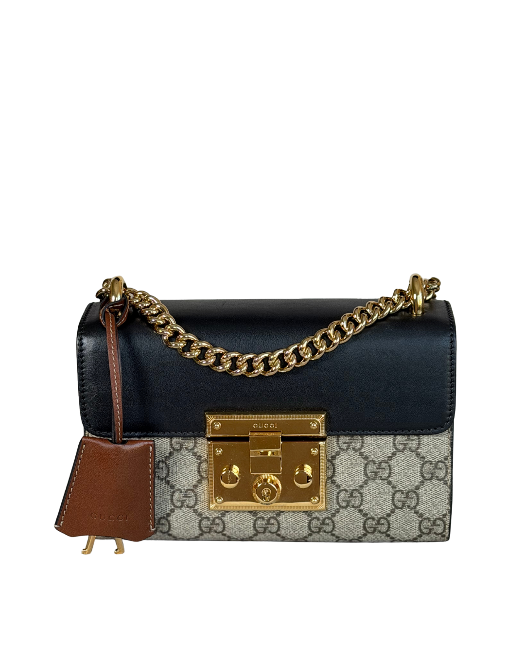 GUCCI Small GG Padlock Shoulder Bag