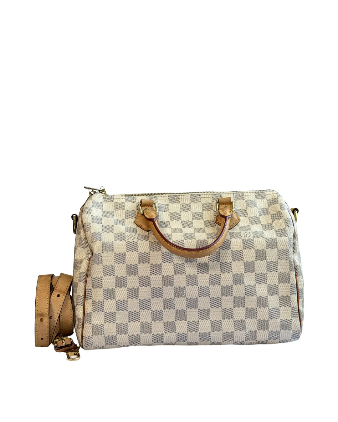 LOUIS VUITTON Speedy Bandoulière 30 in Damier Azur