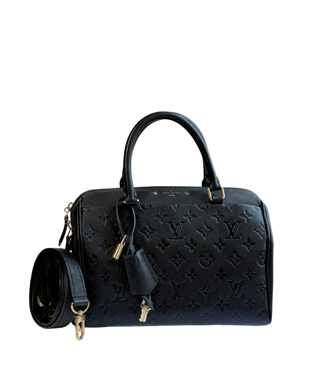 LOUIS VUITTON Speedy Bandoulière 25 – Empreinte Noir