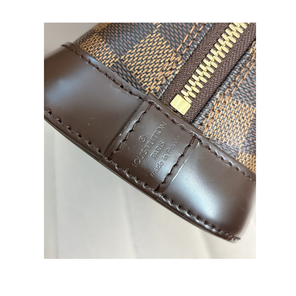 LOUIS VUITTON Alma BB Damier Ebene canvas