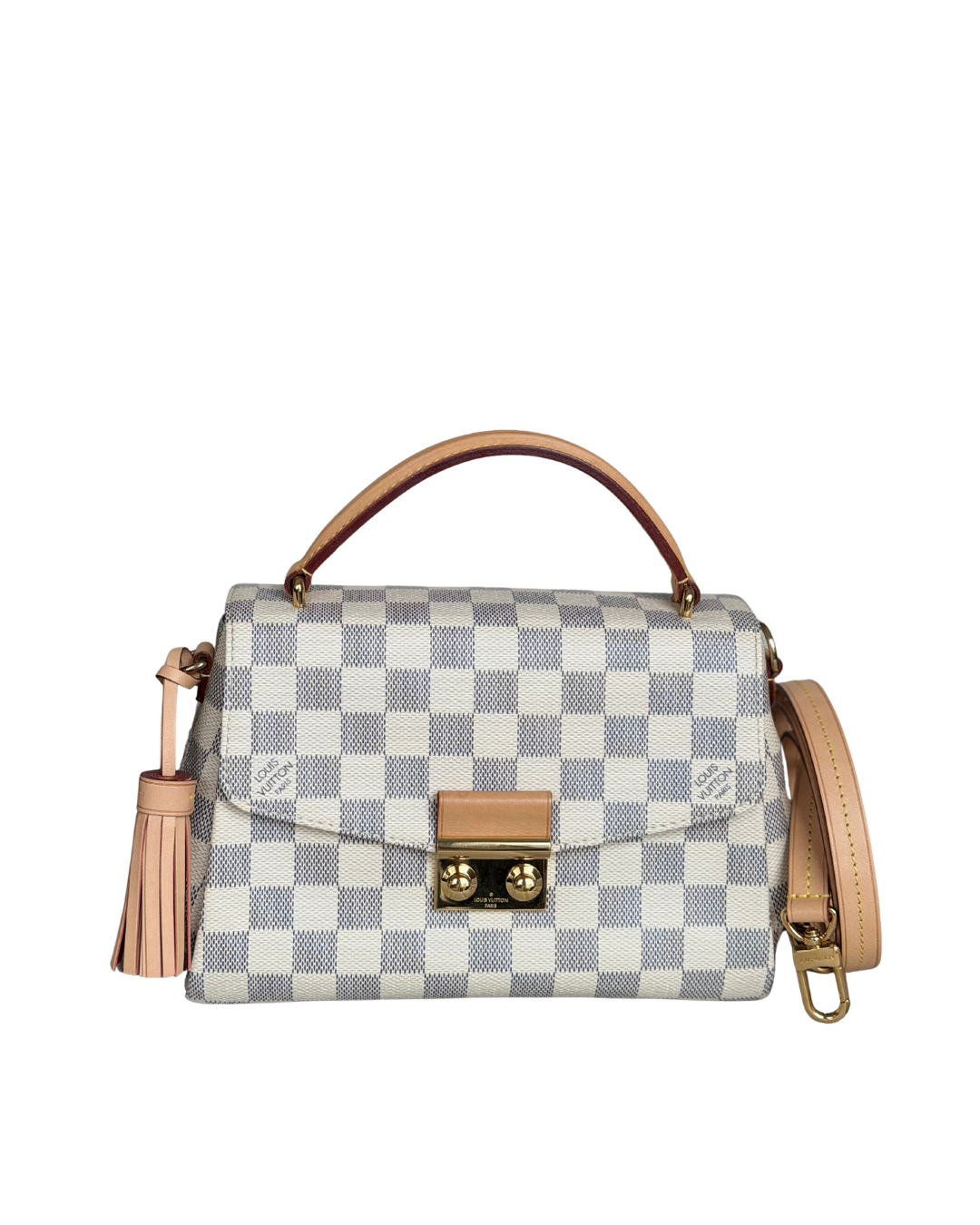 LOUIS VUITTON Croisette Damier Azur canvas