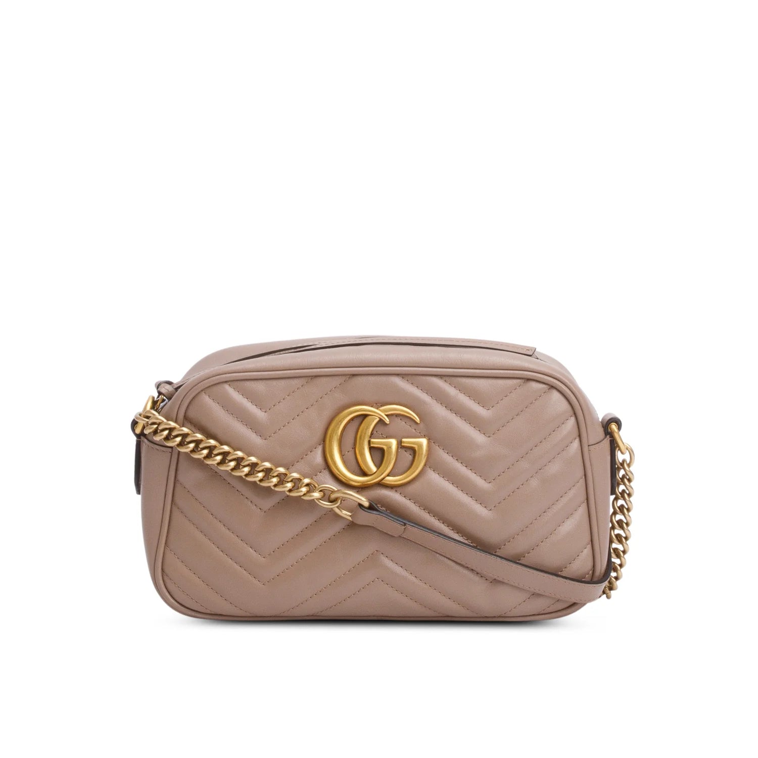 GUCCI marmont camera bag black leather